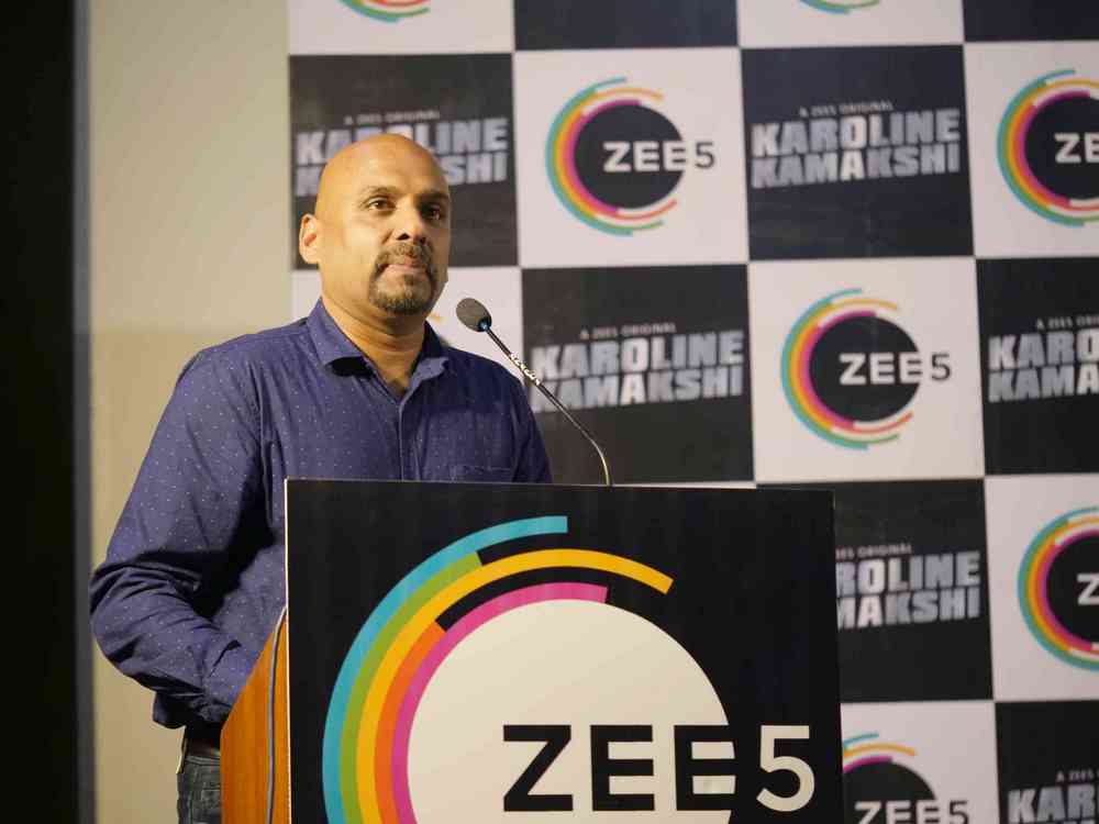 Zee 5 Premieres Original Series Karoline Kamakshi Pressmeet (12)