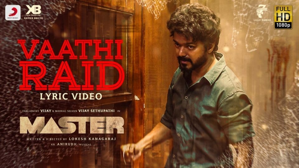 Vaathi Raid Lyric Video