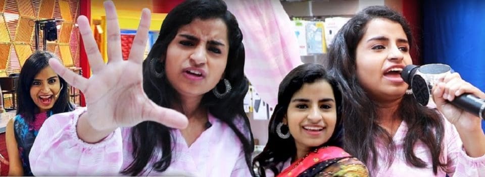 Shivangi Shopping at Velavan Stores