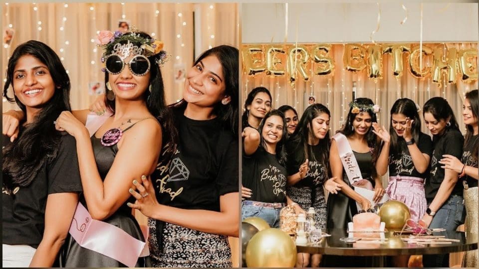 Niranjani Ahathian bachelor party