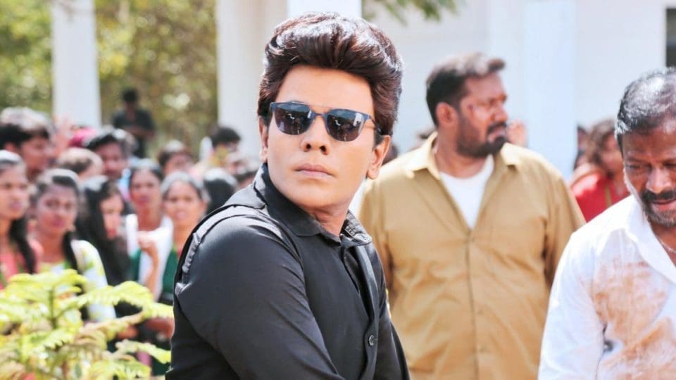 Legend Saravanan showing Mass in action scene