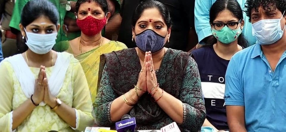 Vivek wife press meet