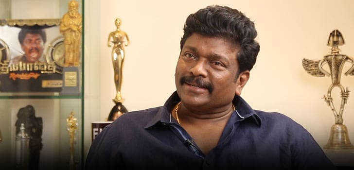 Parthiban responded to the fan in his own style