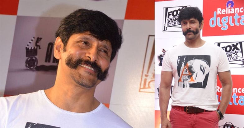 Vikram in Thevar Magan Part 2