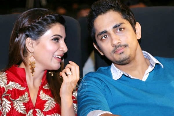 Is Siddharth scolding Samantha