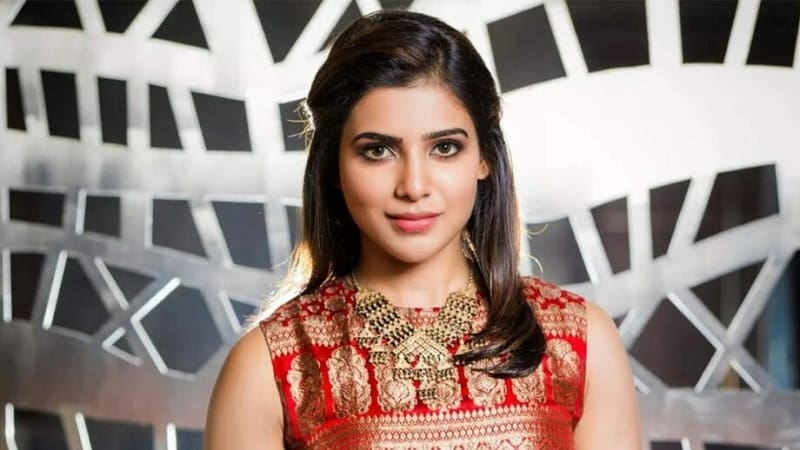 Samantha dance in the famous actor in the film