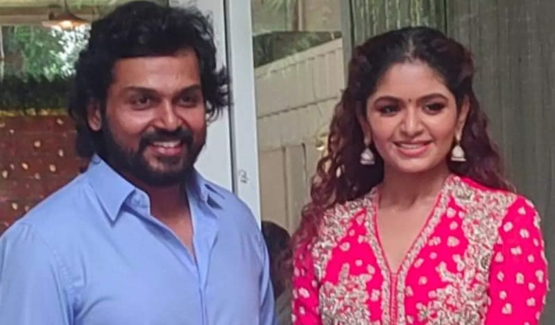 Shankar's daughter paired with famous actor following Karthi