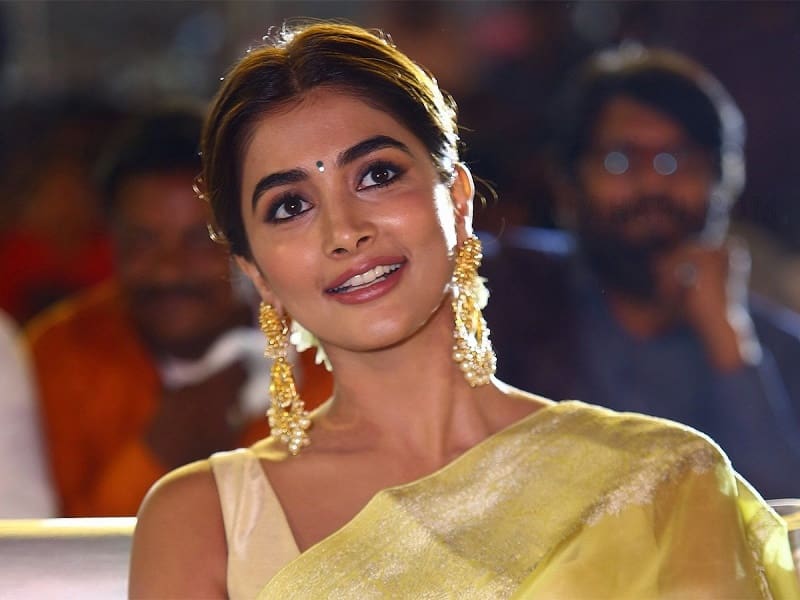 pooja hegde in marriage look photos