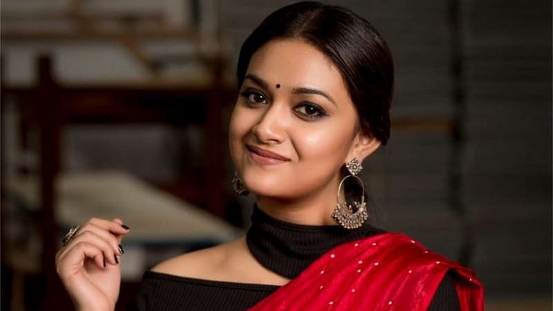 keerthy suresh in reels video