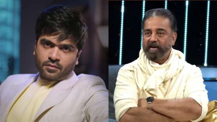 kamal attend simbu film audio launch