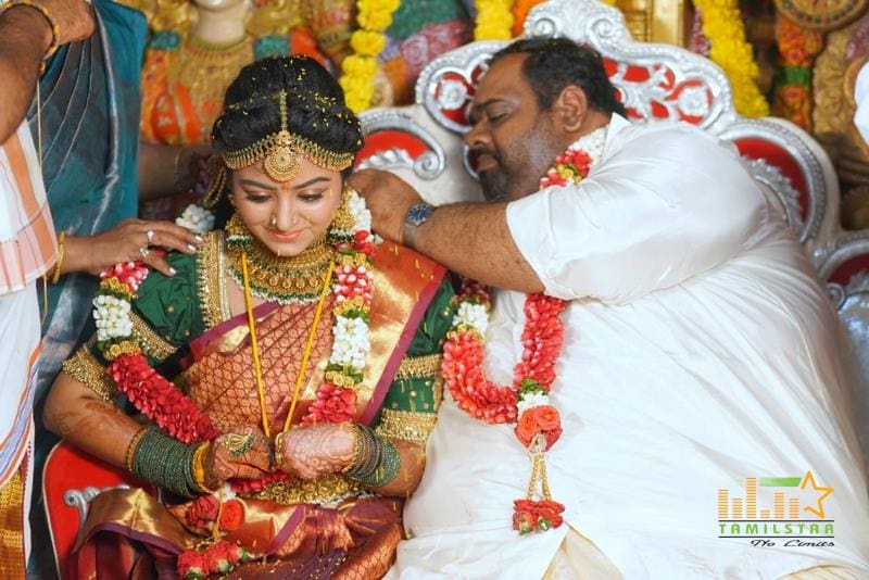 VJ Mahalakshmi and Producer Ravindar Chandrasekaran Wedding Photos