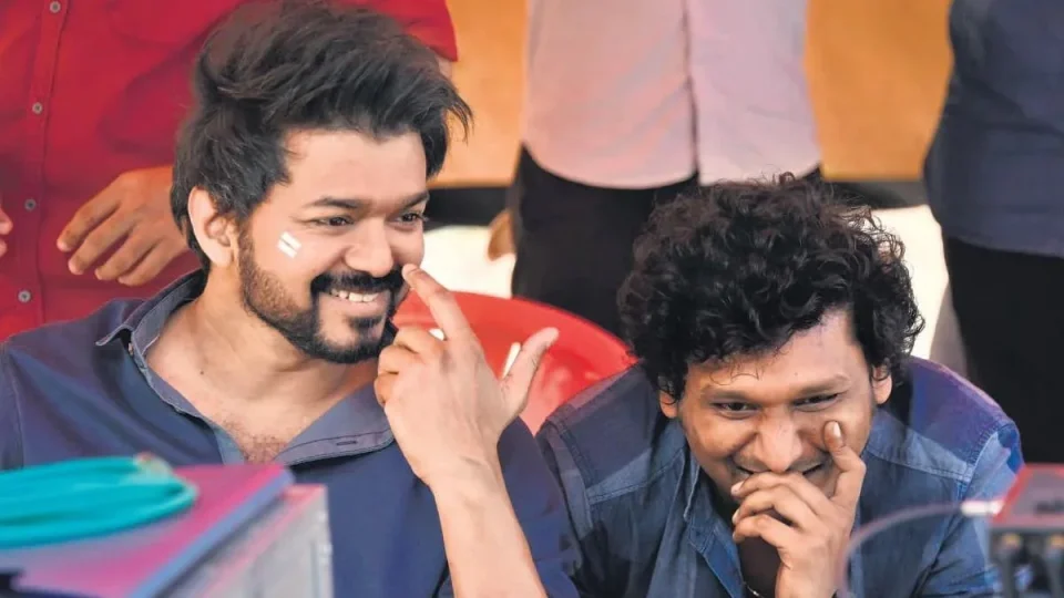 Lokesh With Vijay in Thalapathy 67 movie Look