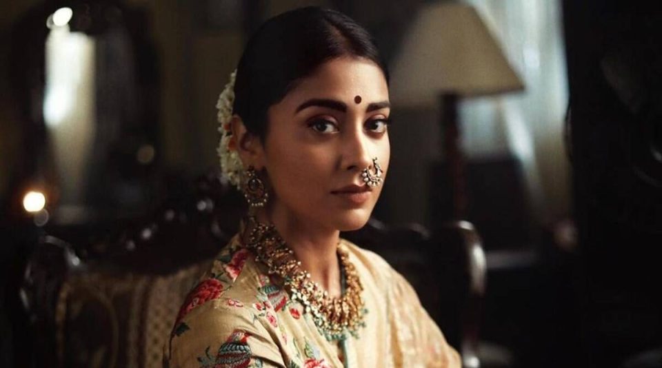 Shriya Saran in Red Glamour Photos