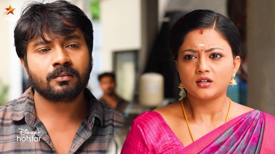 sirakadikka-aasai serial meena-in-marriage-getup