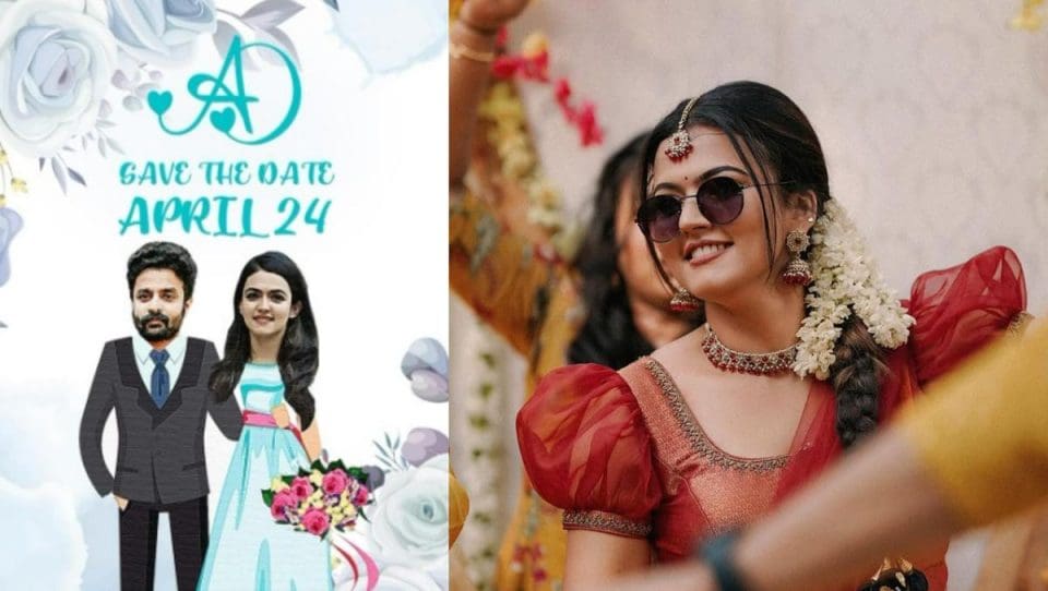 Aparna Das in Marriage Celebration Photos viral