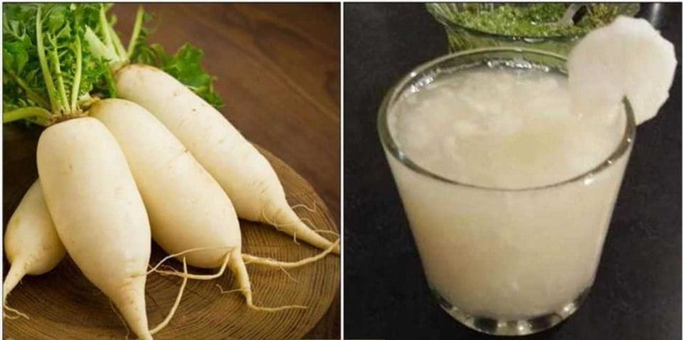 Benefits of drinking radish juice..!