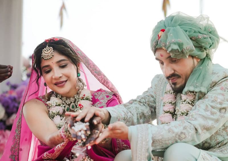 Actress Sakshi Agarwal Wedding Photos