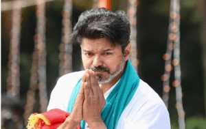 What is the reason why Vijay entered politics?