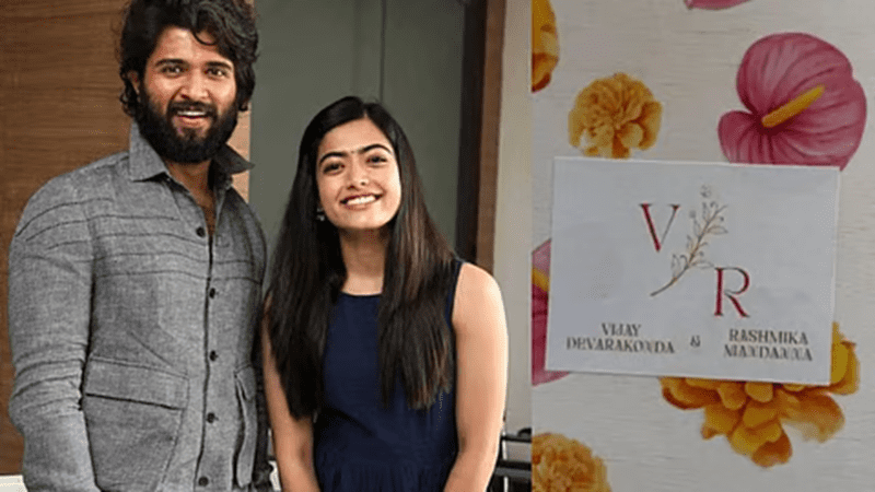 Vijay Deverakonda, Rashmika at a pre-wedding promotional photo shoot