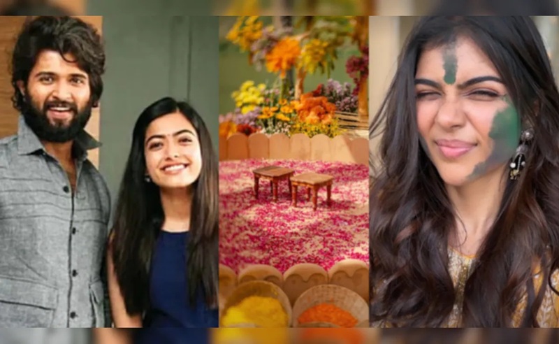 Vijay Deverakonda - Rashmika's wedding took place in a grand manner.. Photo released by Kalyani Priyadarshan