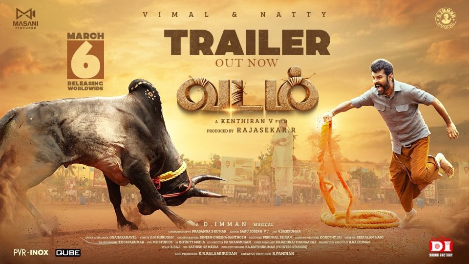 VADAM Official Trailer , Vimal , Natty , D Imman , Sanashka Sri , Kenthiran V