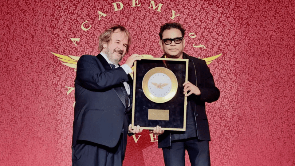 A.R. Rahman Brings Global Honour to India Again, Wins Prestigious Golden Plate Award