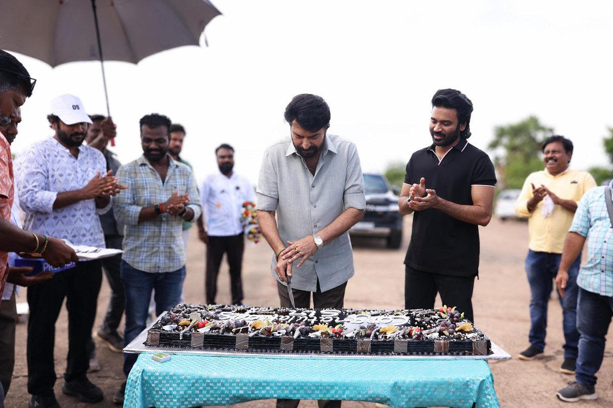 'Om' Team Celebrates Mammootty's Padma Bhushan Honour with Cake-Cutting