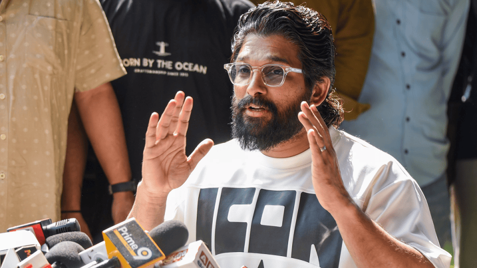 Allu Arjun Appears via Video in Pushpa 2 Case