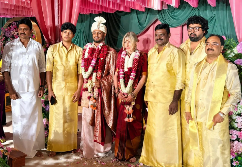 Jason Sanjay Attends Lyca Productions Family Wedding Ceremony