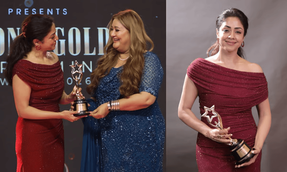 Jyothika Wins the Iconic Gold Streaming Award!