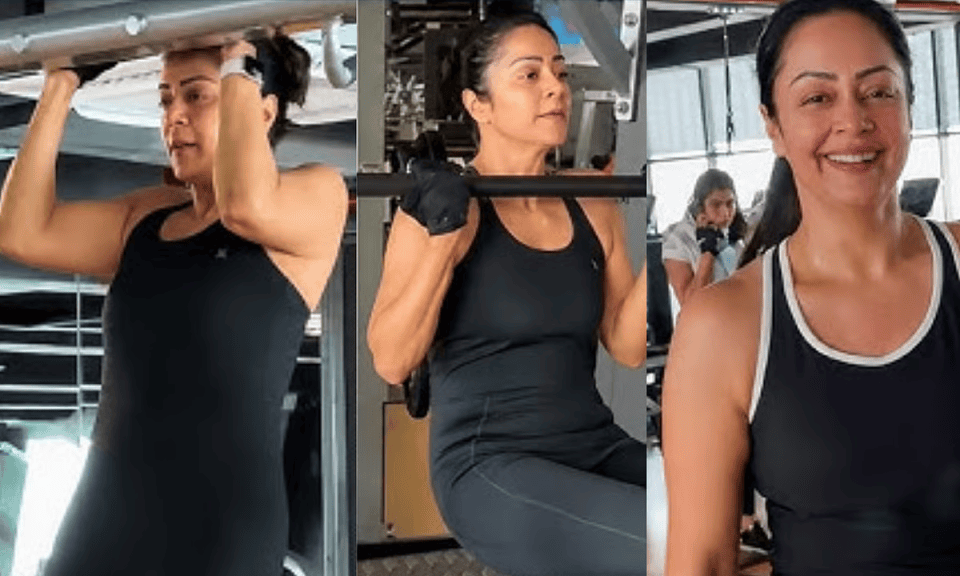 Jyothika 47 Achieves Her First Pull-Ups and Inspires Fans