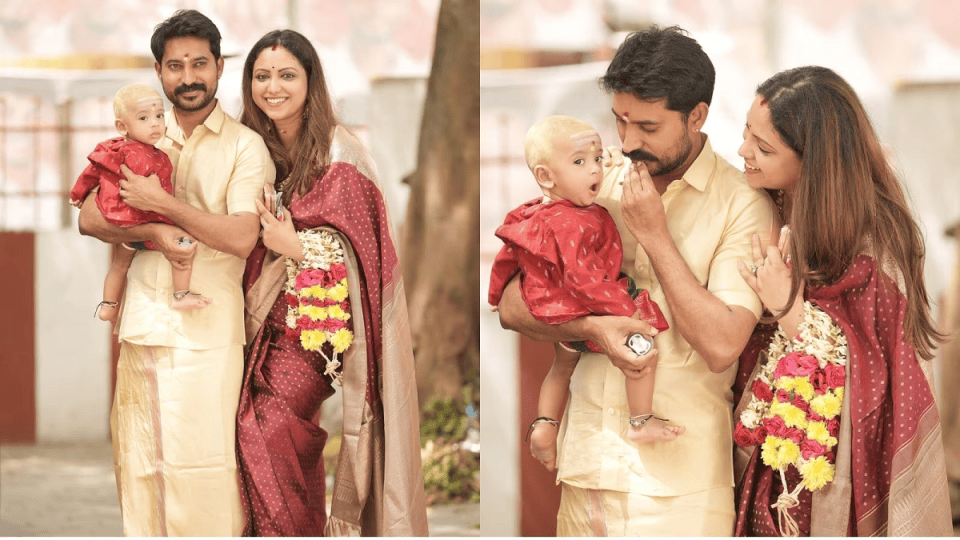 Madhampatty Rangaraj and Joy Crizildaa Reunite for Their Son’s Special Day