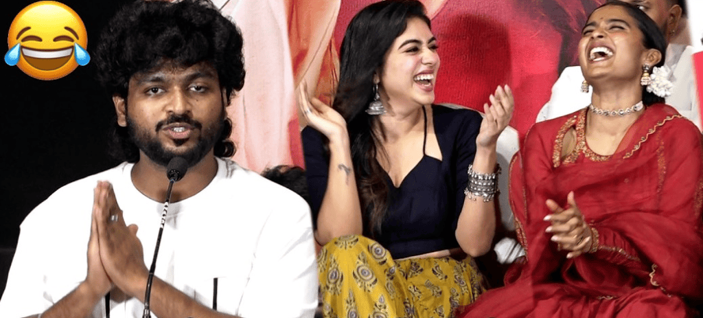 வேப்பிலை ஆடை அணிந்து நடித்த ஹர்சத் கான் – வெட்கத்தில் குலுங்கி சிரித்த ‘மீசைய முறுக்கு 2’ கதாநாயகிகள்!
