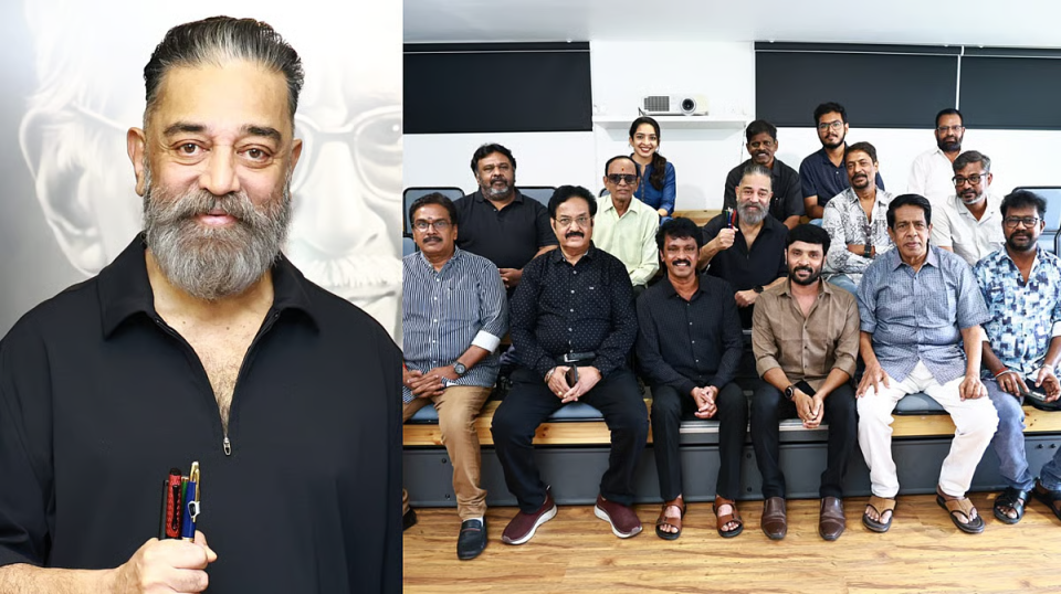 South Indian Film Writers Association Meets Kamal Haasan
