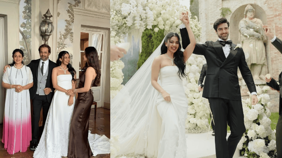 Arjuns Daughter Anjana Arjun Marries Her 14 Year Love Isaya Nutter