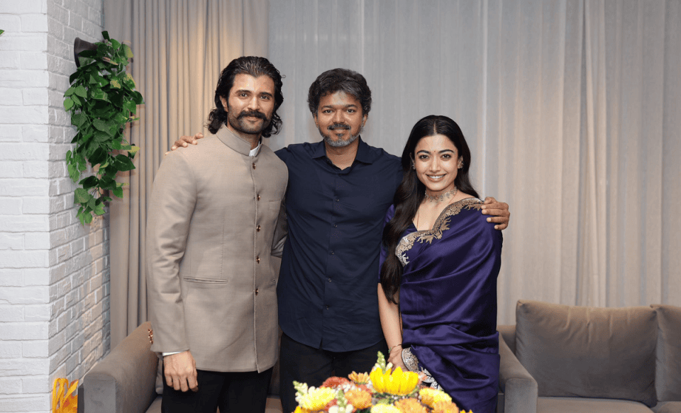 Vijay Deverakonda and Rashmika Mandanna Meet Tamil Nadu CM Joseph Vijay