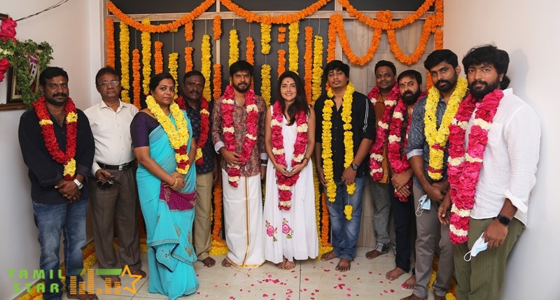 Prabhu-Deva-and-Mahima-Nambiar-New-Movie-Pooja-Stills-14