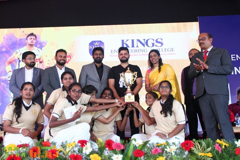 Suresh Raina inaugurated Cricket Academy in Kings Engineering College Photos (8)
